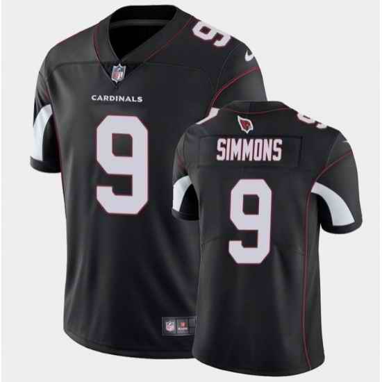 Men Arizona Cardinals #9 Isaiah Simmons Black Vapor Untouchable Limited Stitched Jersey