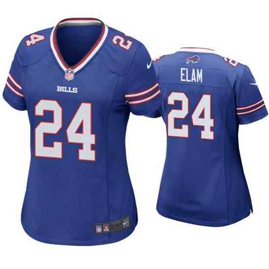 Women Buffalo Bills #24 Kaiir Elam Blue Vapor Untouchable Limited Stitched Football Jerse