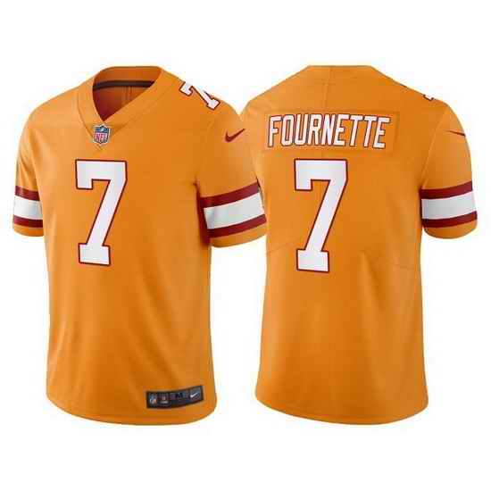 Men Tampa Bay Buccaneers #7 Leonard Fournette Orange Vapor Untouchable Limited Stitched jersey