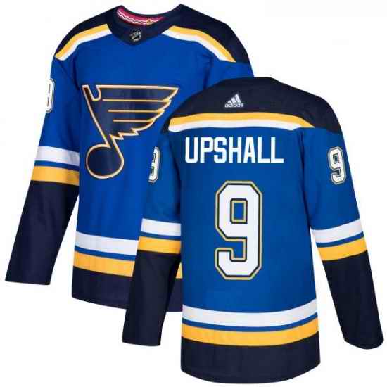 Youth Adidas St Louis Blues #9 Scottie Upshall Premier Royal Blue Home NHL Jersey