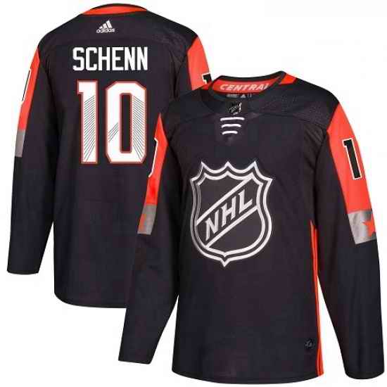Youth Adidas St Louis Blues #10 Brayden Schenn Authentic Black 2018 All Star Central Division NHL Jersey