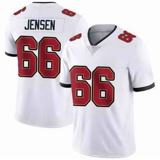 Men Nike Tampa Bay Buccaneers #66 Ryan Jensen White Vapor Limited Jersey