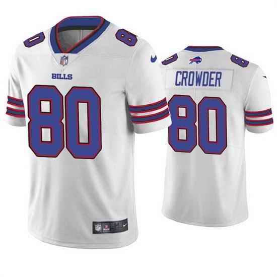 Men Buffalo Bills #80 Jamison Crowder White Vapor Untouchable Limited Stitched jersey