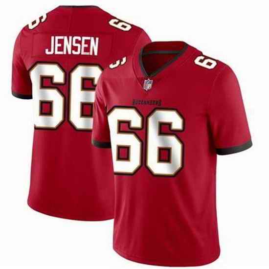 Men Nike Tampa Bay Buccaneers #66 Ryan Jensen Red Vapor Limited Jersey