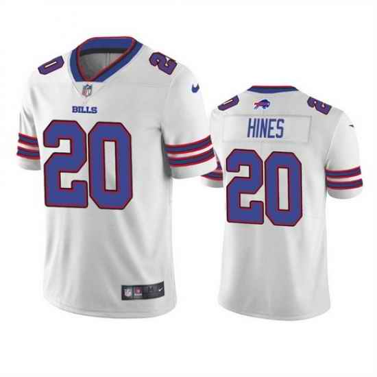 Men Buffalo Bills #20 Nyheim Hines White Vapor Untouchable Limited Stitched Jersey