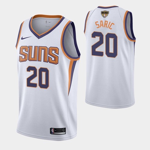 Nike Phoenix Suns #20 Dario Saric Youth 2021 NBA Finals Bound Swingman Association Edition Jersey White Youth