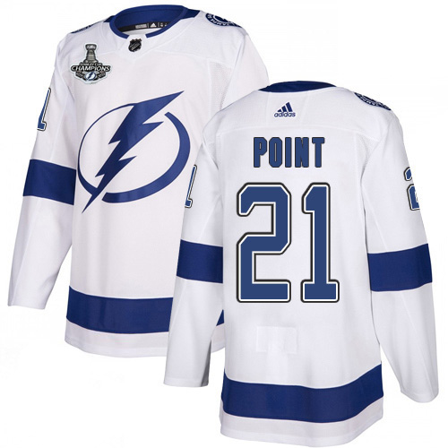 Tampa Bay Tampa Bay Lightning #91 Steven Stamkos Youth adidas Blue 2021 Stanley Cup Champions NHL Authentic Player Jersey Youth