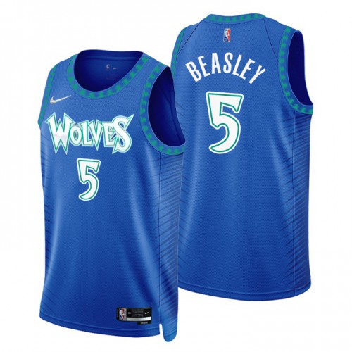 Minnesota Minnesota Timberwolves #5 Malik Beasley Men’s Nike Royal 2021/22 Swingman NBA Jersey – City Edition Men’s