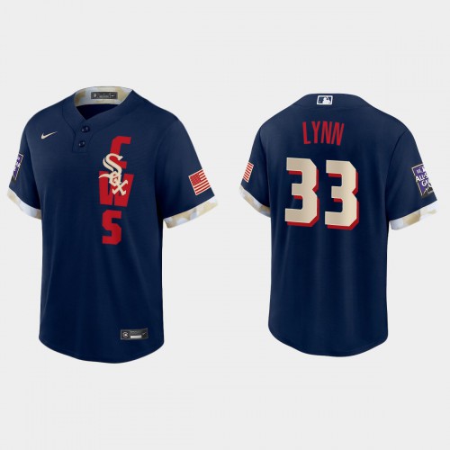 Chicago Chicago White Sox #33 Lance Lynn 2021 Mlb All Star Game Fan’s Version Navy Jersey Men’s