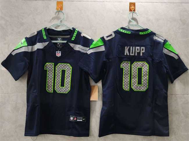 Women%27s Seattle Seahawks #10 Cooper Kupp Navy 2025 Vapor Limited Stitched Jersey