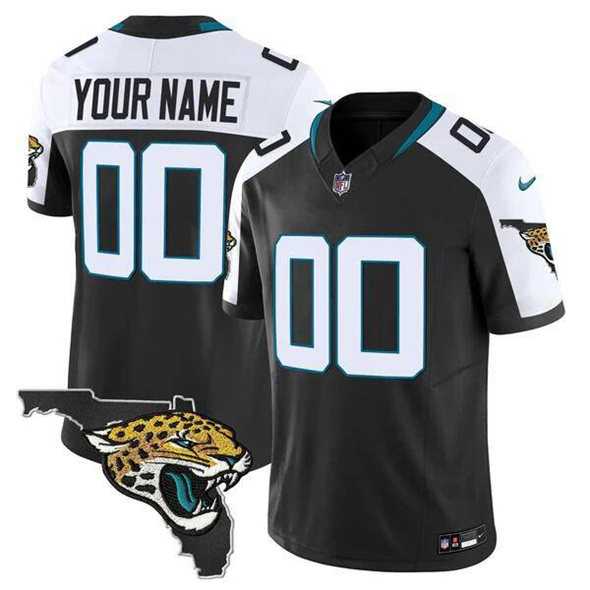 Men%27s Jacksonville Jaguars Active Player Custom Black Alternate 2025 F.U.S.E. Florida Patch Vapor Untouchable Limited Football Stitched Jersey