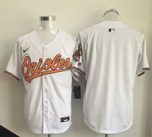 Men%27s Baltimore Orioles Blank White 2025 Limited Stitched Jersey