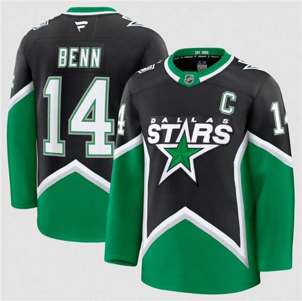 Men%27s Dallas Stars #14 Jamie Benn Black 2025-26 Alternate Stitched Jersey Dzhi