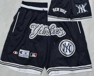 Men%27s New York Yankees Navy 2025 Just Don Shorts