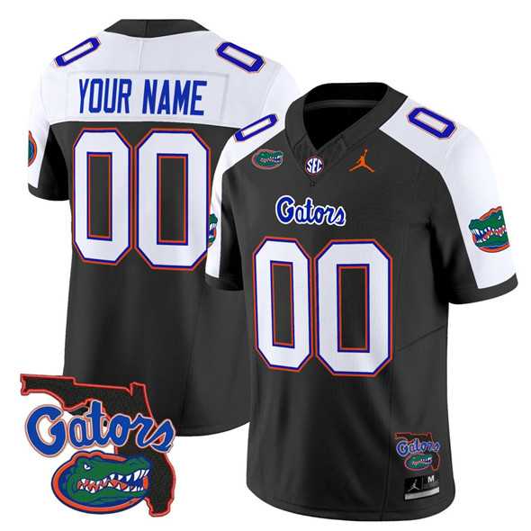 Men%27s Florida Gators ACTIVE PLAYER Custom Black Alternate 2024 F.U.S.E. Florida Patch Vapor Limited Stitched Jersey