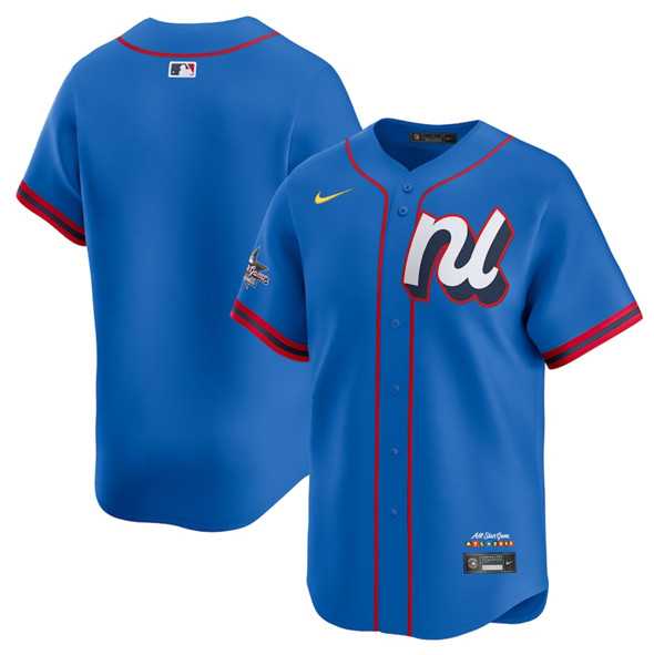 Men%27s National League Blank Navy 2025 All-Star Edition Limited Stitched Baseball Jersey