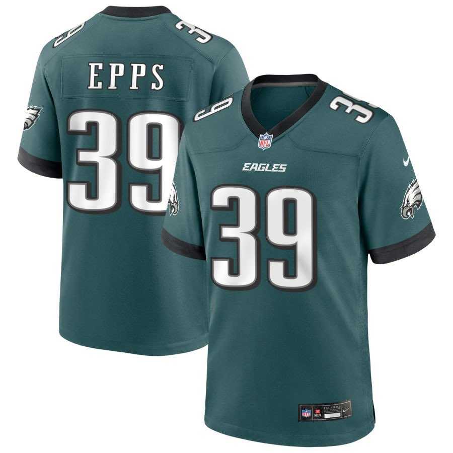 Men & Women & Youth Philadelphia Eagles #39 Marcus Epps Green 2025 Vapor Untouchable Limited Stitched Jersey