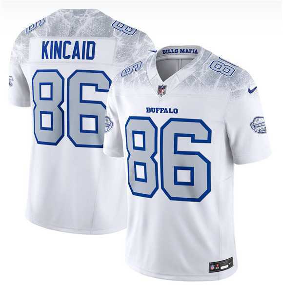 Men%27s Buffalo Bills #86 Dalton Kincaid White 2025 F.U.S.E. %27Rivalries%27 Vapor Limited Football Stitched Jersey Dzhi