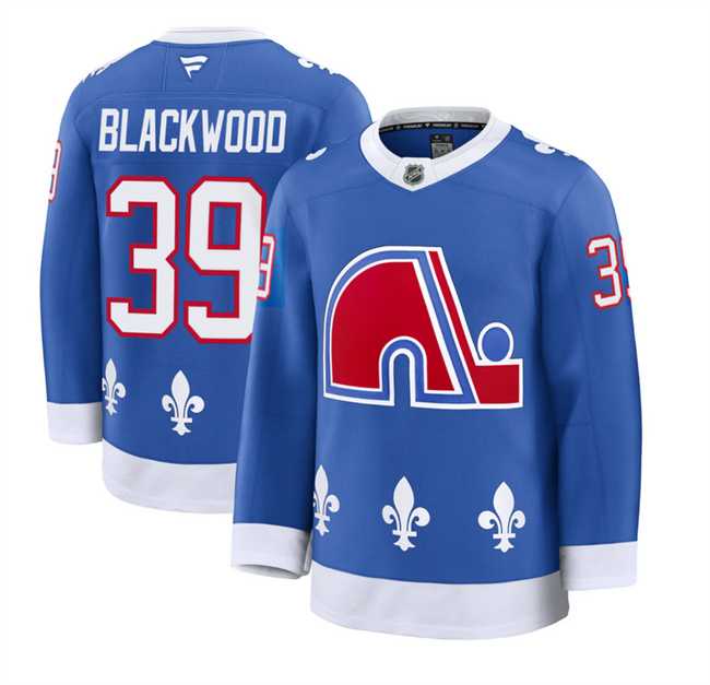Men%27s Colorado Avalanche #39 Mackenzie Blackwood Blue 2025 Alternate Stitched Jersey Dzhi