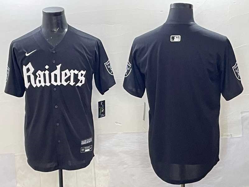 Men%27s Las Vegas Raiders Blank Black %27Gothic Sin City Shadows Edition%27 Vapor Limited Stitched Baseball Jersey