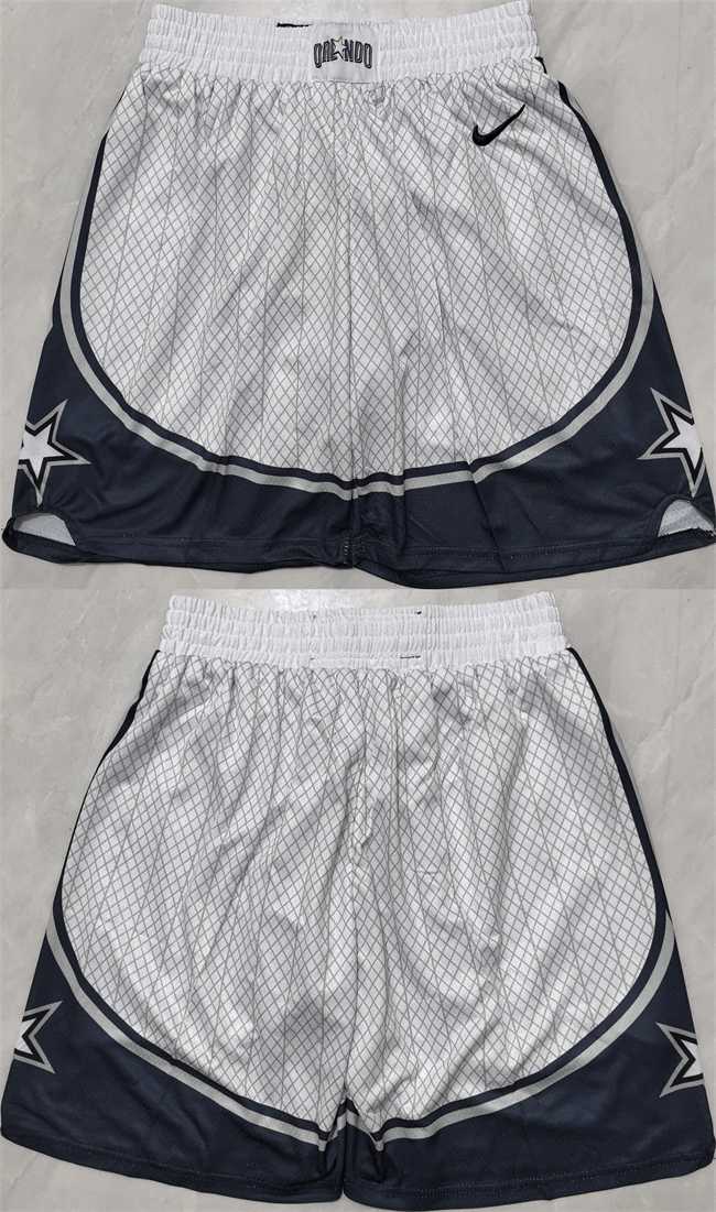 Men%27s Orlando Magic Silver 2025 City Edition Shorts(Run Small)