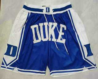 Men%27s Duke Blue Devils Blue Just Don Shorts