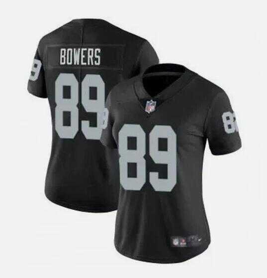 Women%27s Las Vegas Raiders #52 Elandon Roberts Black 2025 Vapor Untouchable Limited Stitched Jersey(Run Small) Dzhi