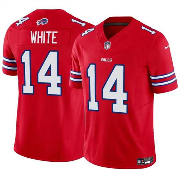 Men & Women & Youth Buffalo Bills #14 Mike White Red 2025 F.U.S.E. Vapor Untouchable Limited Stitched Jersey