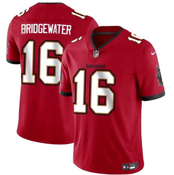 Men & Women & Youth Tampa Bay Buccaneers #16 Teddy Bridgewater Red Vapor Limited Stitched Jersey