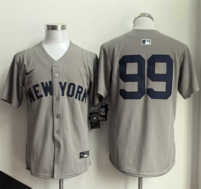 Men%27s New York Yankees #99 Aaron Judge Grey 2026 Limited Stitched Jersey