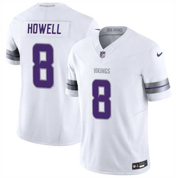 Men & Women & Youth Minnesota Vikings #8 Sam Howell White 2025 F.U.S.E. Winter Warrior Limited Stitched Jersey