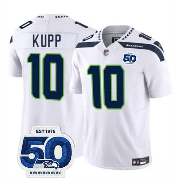 Men & Women & Youth Seattle Seahawks #10 Cooper Kupp White 2025 F.U.S.E. Vapor Untouchable Limited Stitched Jersey