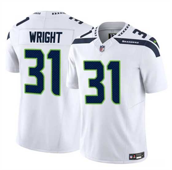 Men & Women & Youth Seattle Seahawks #31 Jacardia Wright White 2025 F.U.S.E. Vapor Untouchable Limited Stitched Jersey