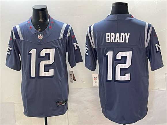 Men%27s New England Patriots #12 Tom Brady 2025 F.U.S.E. %27Rivalries%27 Vapor Limited Stitched Jersey