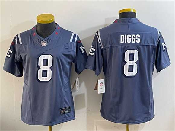 Youth New England Patriots #8 Stefon Diggs Navy 2025 %27Rivalries%27 F.U.S.E Vapor Limited Stitched Jersey