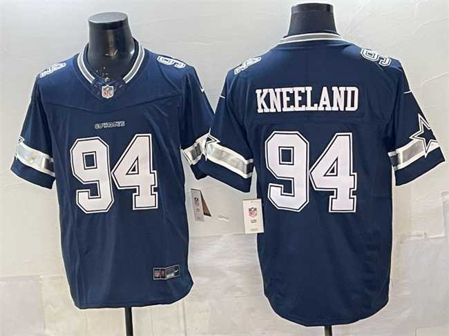 Men%27s Dallas Cowboys #94 Marshawn Kneeland Navy F.U.S.E. Vapor Limited Stitched Jersey