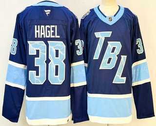 Men%27s Tampa Bay Lightning #38 Brandon Hagel Blue 2026 Stadium Series Stitched Jersey