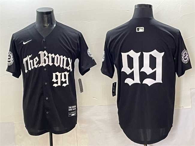 Men%27s New York Yankees #99 Aaron Judge Black %27Gothic Legacy Edition%27 Vapor Premier Limited Stitched Jersey