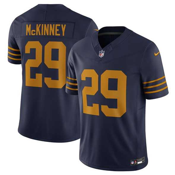 Men & Women & Youth Green Bay Packers #29 Xavier McKinney Navy The 1923 Classic Vapor F.U.S.E. Limited Stitched Jersey
