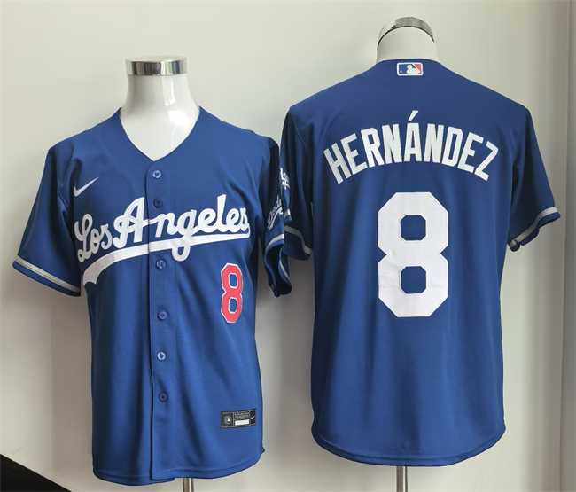 Men%27s Los Angeles Dodgers #8 Enrique Hernandez Royal 2026 Gold Collection Stitched Jersey