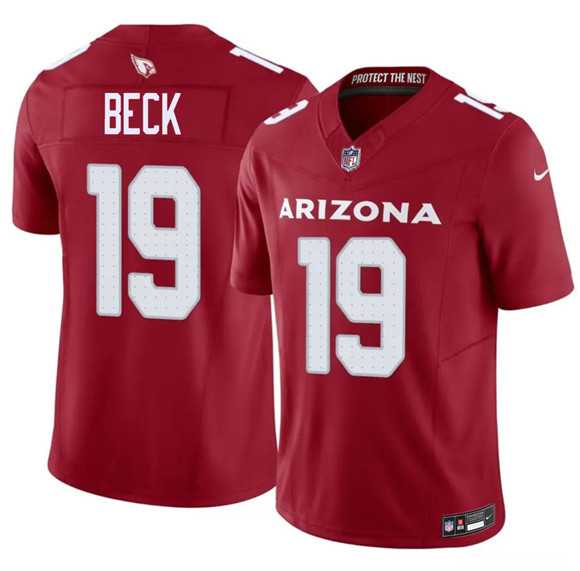 Men%27s Arizona Cardinals #19 Carson Beck Red 2026 Draft F.U.S.E. Vapor Untouchable Limited Stitched Jersey