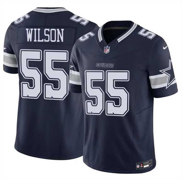 Men%27s Dallas Cowboys #55 Logan Wilson Navy 2025 F.U.S.E Vapor Untouchable Limited Stitched Jersey Dzhi
