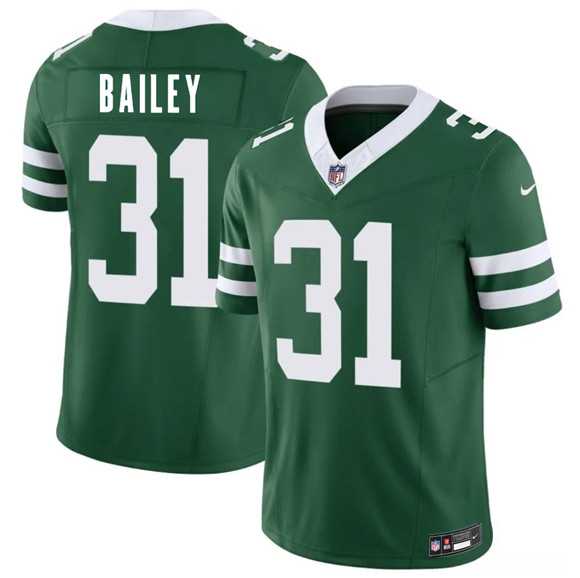 Men%27s New York Jets #31 David Bailey Green 2026 Draft F.U.S.E. Vapor Untouchable Limited Stitched Jersey