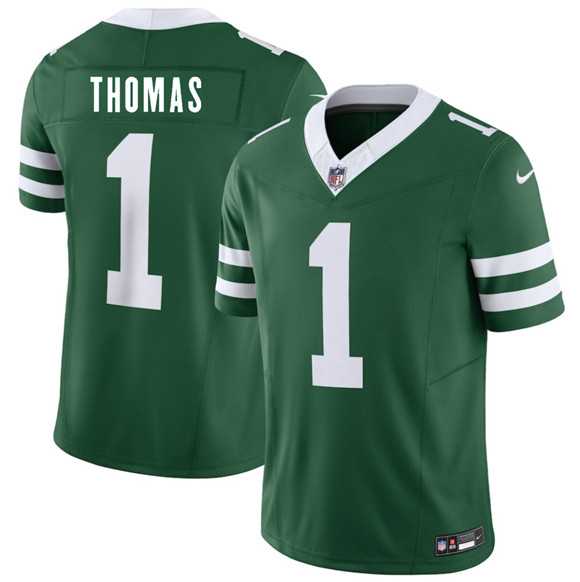 Men%27s New York Jets #1 Azareye%27h Thomas Green 2026 Draft F.U.S.E. Vapor Untouchable Limited Stitched Jersey