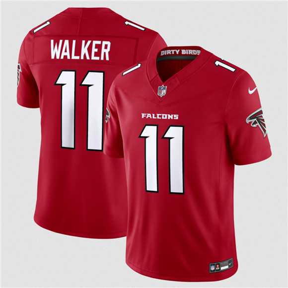 Men%27s Atlanta Falcons #11 Jalon Walker Red 2026 New F.U.S.E. Vapor Untouchable Limited Stitched Jersey Dzhi