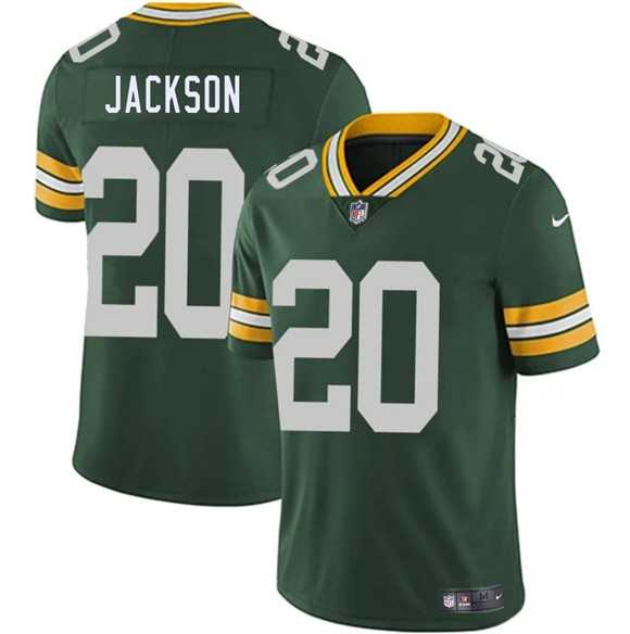 Men & Women & Youth Green Bay Packers #20 Domani Jackson Green 2026 Vapor Untouchable Limited Stitched Jersey