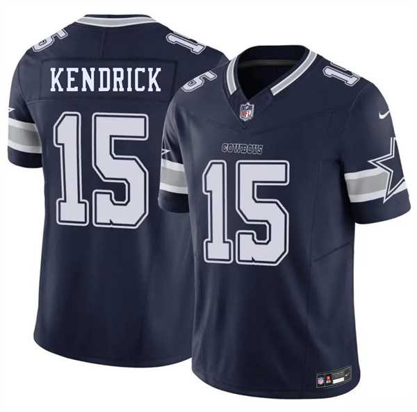 Men%27s Dallas Cowboys #15 Derion Kendrick Navy 2026 F.U.S.E Vapor Untouchable Limited Stitched Jersey Dzhi