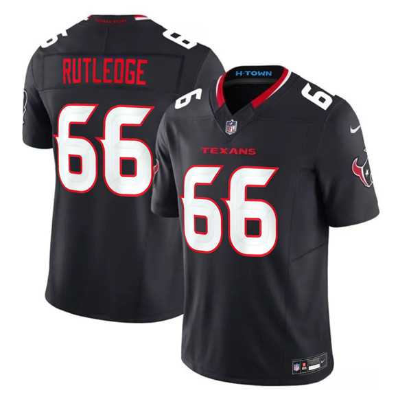 Men%27s Houston Texans #66 Keylan Rutledge Navy 2nd Alternate 2026 F.U.S.E. Vapor Limited Stitched Jersey Dzhi