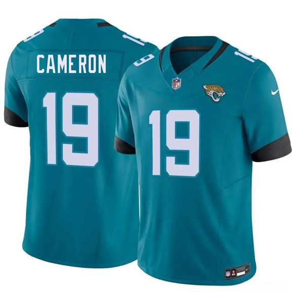 Men%27s Jacksonville Jaguars #19 Josh Cameron Teal 2026 Draft F.U.S.E. Vapor Untouchable Limited Stitched Jersey Dzhi