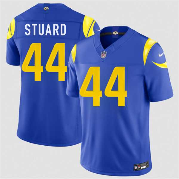 Men%27s Los Angeles Rams #44 Grant Stuard Royal 2026 F.U.S.E. Vapor Limited Stitched Jersey Dzhi